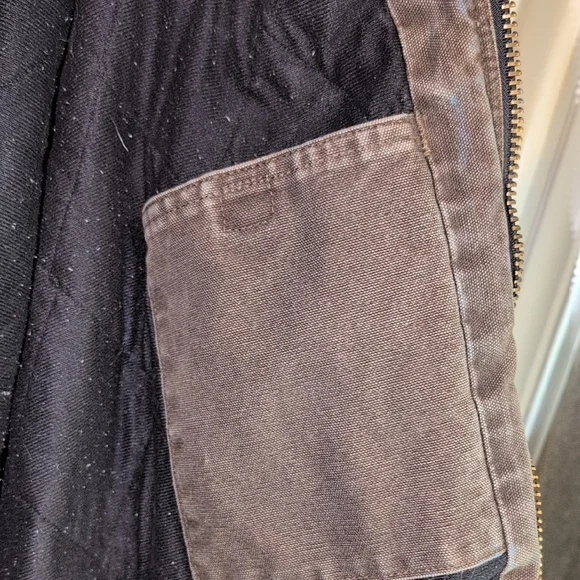 Carhartt Dark Brown Zip-Up Jacket - Picture 13 of 13